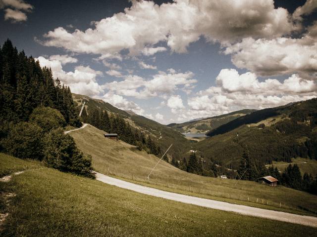 Panorama von der Rössl-Alm Gerlos