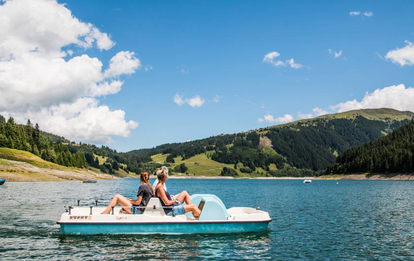 Tretbootfahren Durlassboden Stausee Gerlos