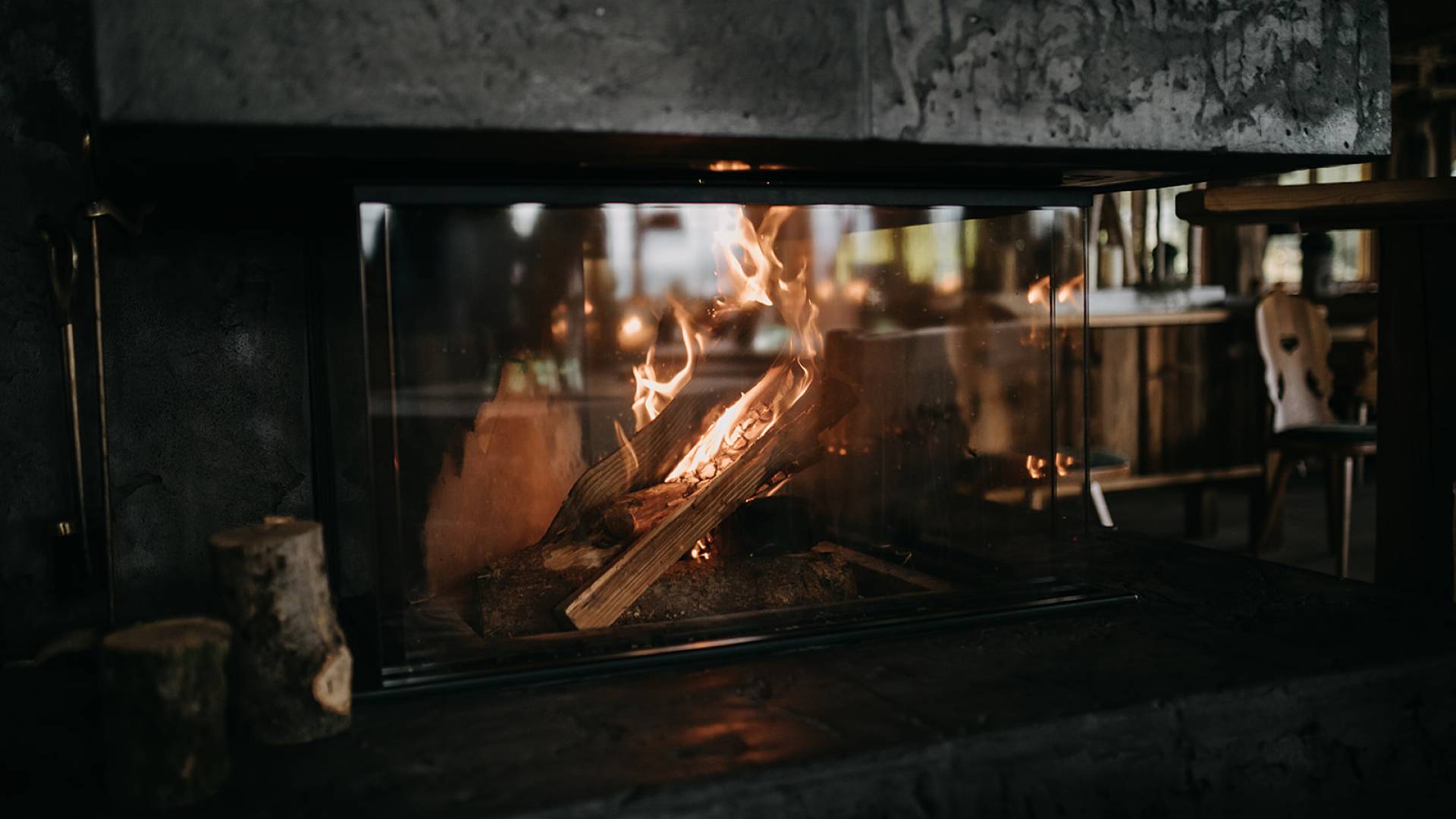 Feuer im Kamin